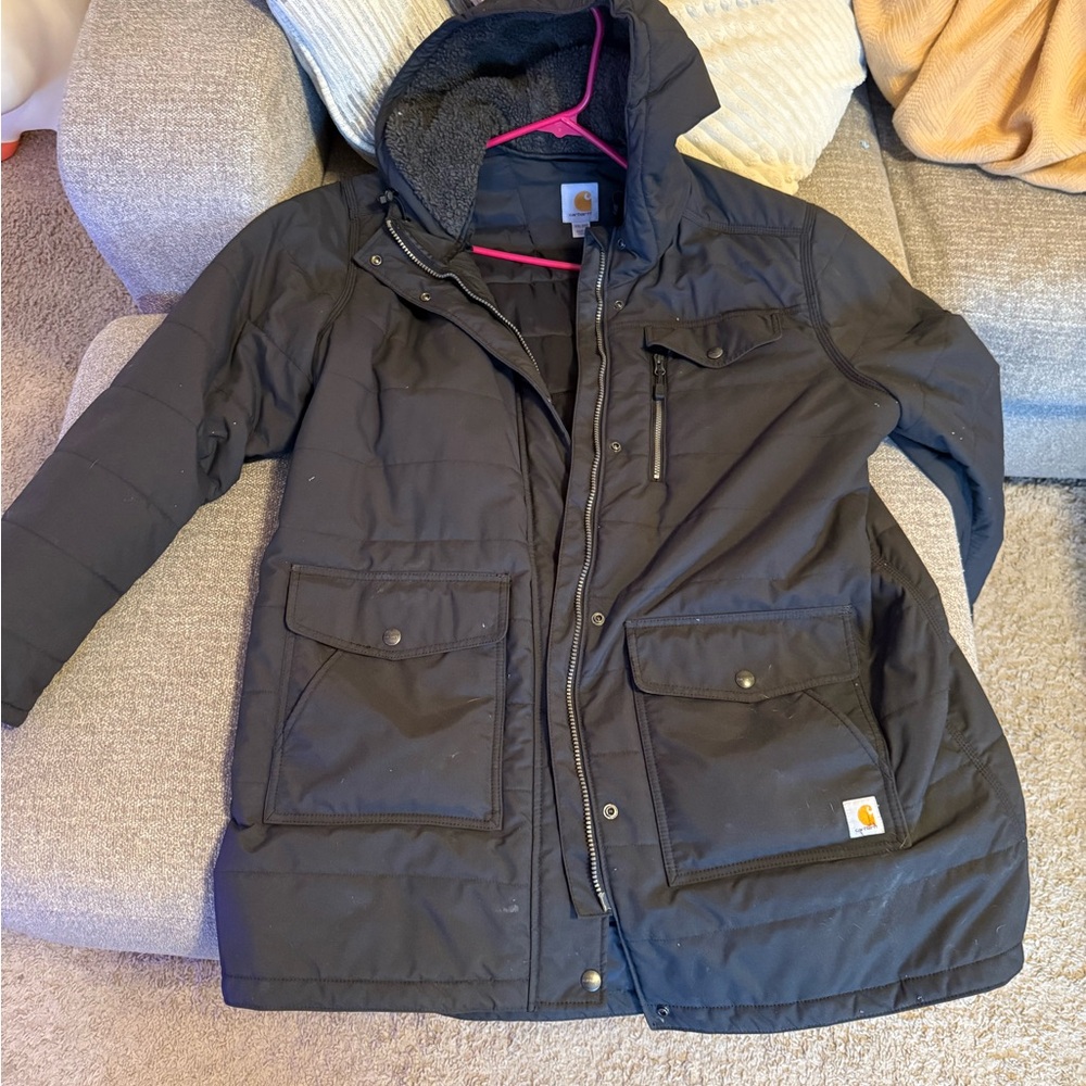 Black Carhartt Winter Coat